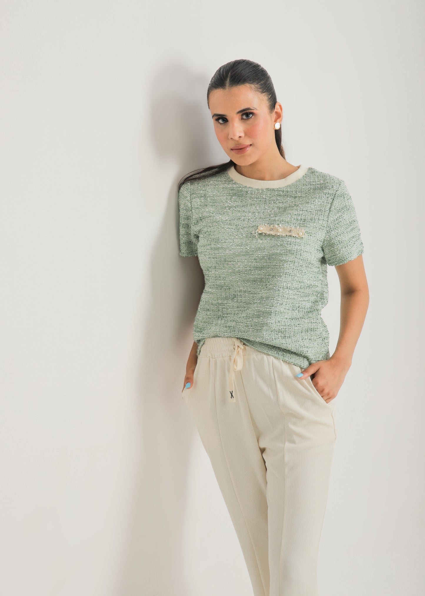 Pearl Textured Shirt