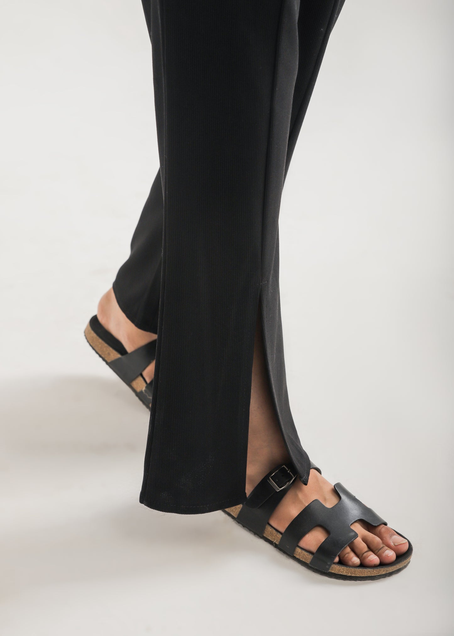 Slit Flared Pants