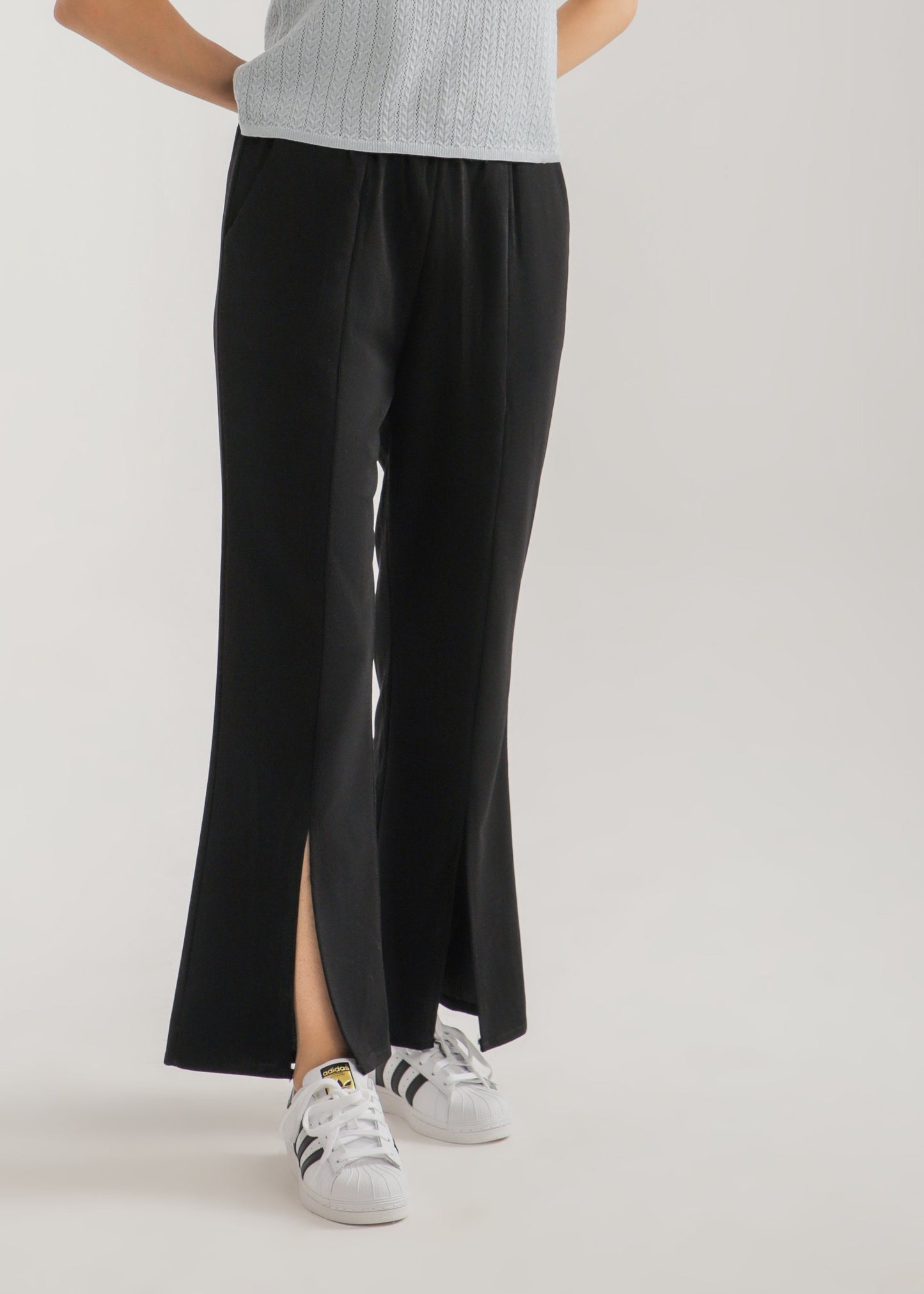 Slit Flared Pants