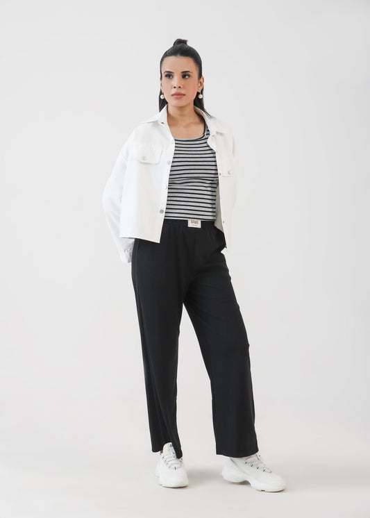 Snap Jacket - Crisp White