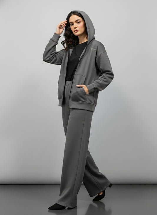 The Winter Co-Ord Set — Dark Grey