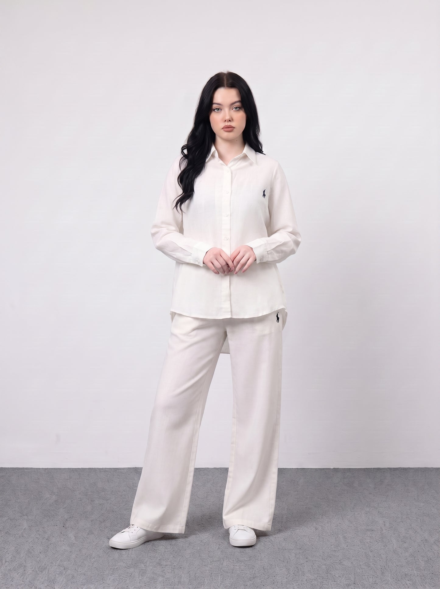 Linen Co-Ord Set - Brown