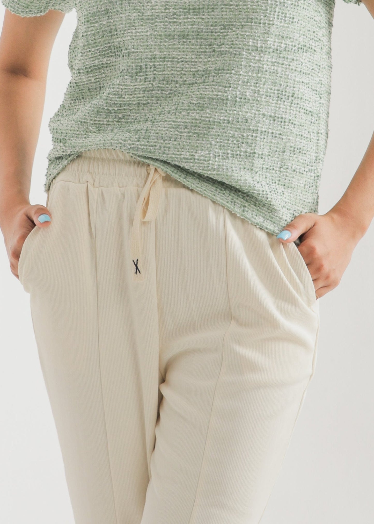 Slit Flared Pants