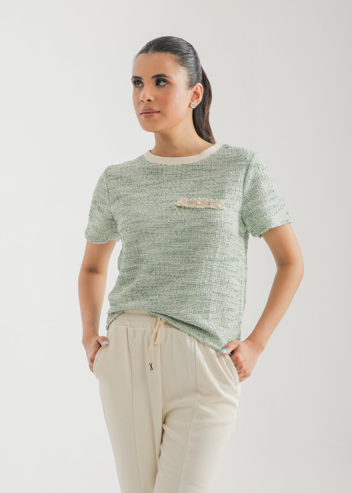 Pearl Textured Shirt