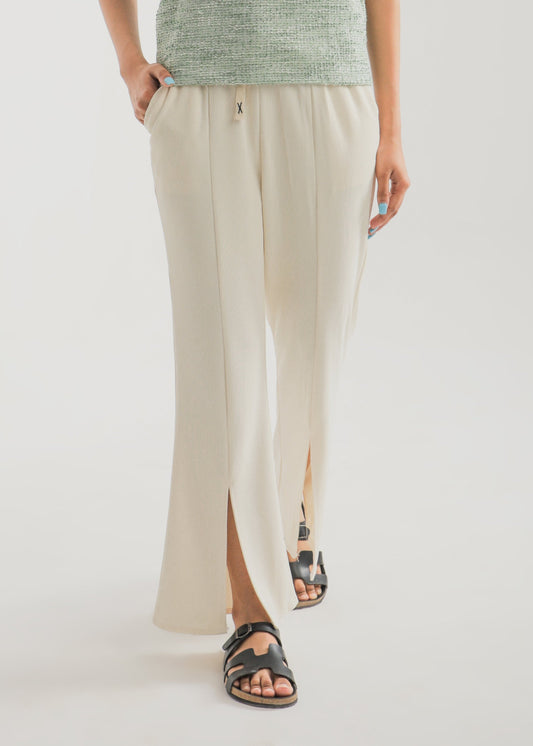 Slit Flared Pants