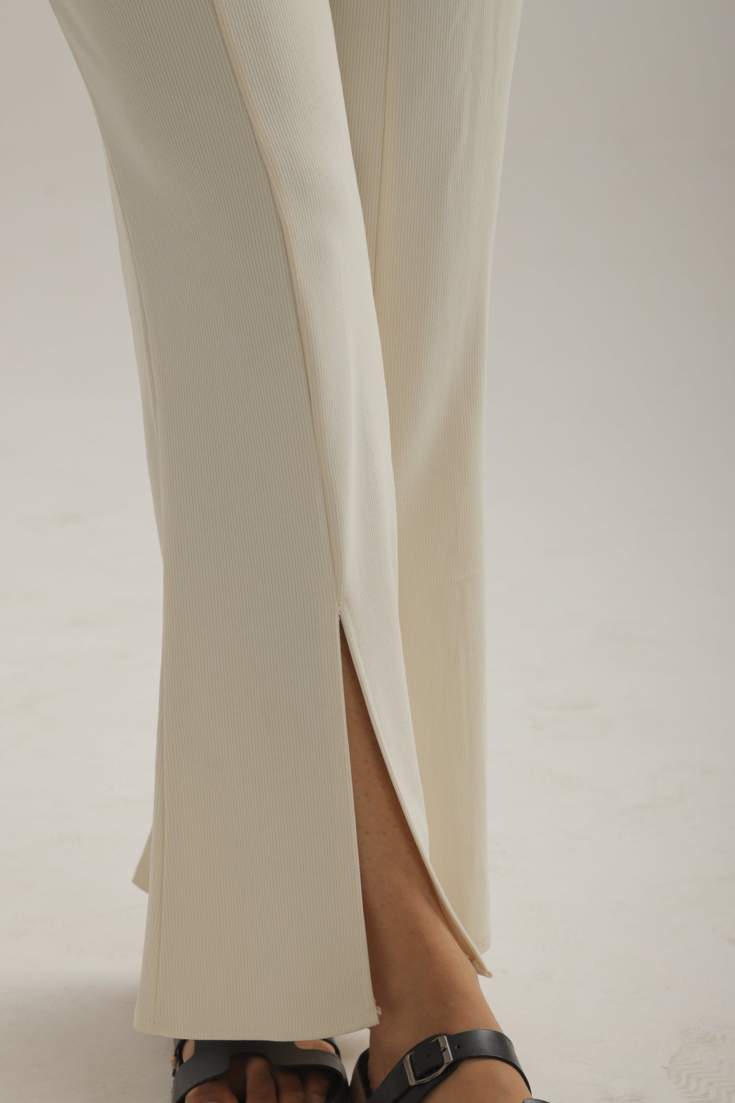 Slit Flared Pants