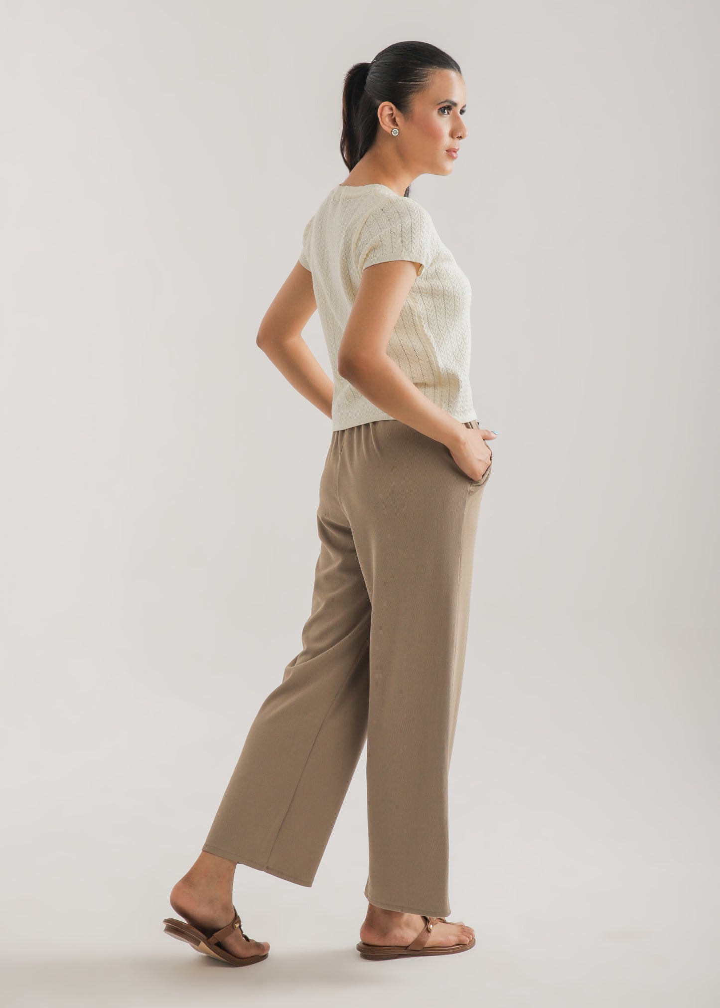 Ribbed Flex Pants